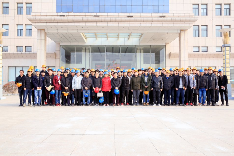 華北水利水電大學生走進大方集團參觀學習